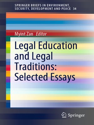 cover image of Legal Education and Legal Traditions